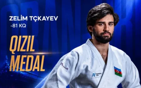 Zelim Tçkayev qızıl, Hidayət Heydərov bürünc medal qazandı