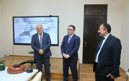 Nazir müavini AzTU-da buraxılış işlərinin müdafiəsində iştirak edib
