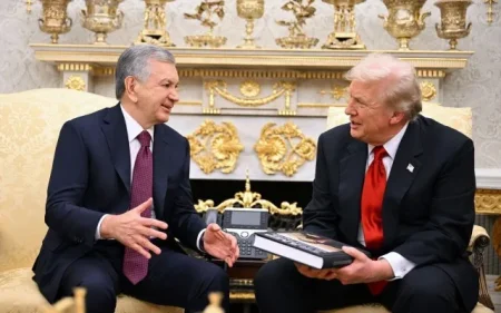 Mirziyoyev Trampı ölkəsinə dəvət etdi