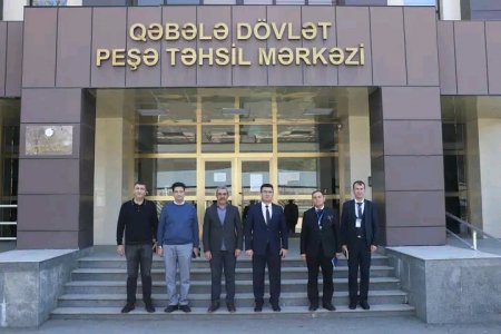 Nihad Büyükbaş Qəbələ Dövlət Peşə Təhsil Mərkəzində olub