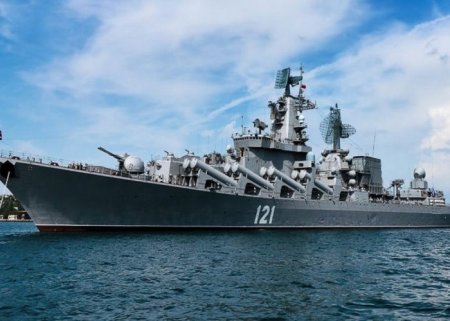 “Moskva” raket kreyseri batıb - Rusiya MN