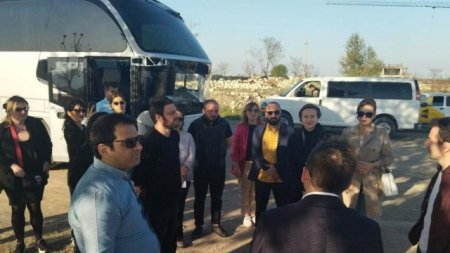 Gürcüstanın mədəniyyət xadimləri Ağdamda olublar