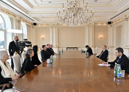 Estoniyanın Parlament sədri Prezidentin qəbulunda