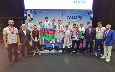Taekvondoçularımız 9 medal qazandı