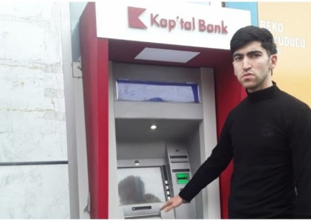 Təqaüdçülərin kartlarında olan pulu ələ keçirən şəxs tutuldu
