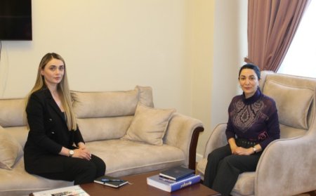 Səbinə Əliyeva ikinci “Yüksəliş” müsabiqəsinin qalibi ilə görüşüb