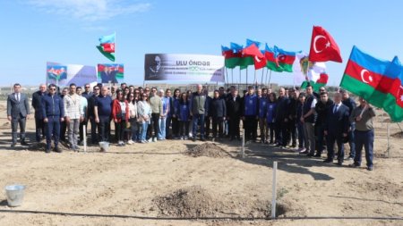 Heydər Əliyevin 100 illik yubileyi ilə əlaqədar ağacəkmə tədbirləri keçirildi