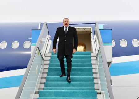 İlham Əliyev Bolqarıstana səfər etdi