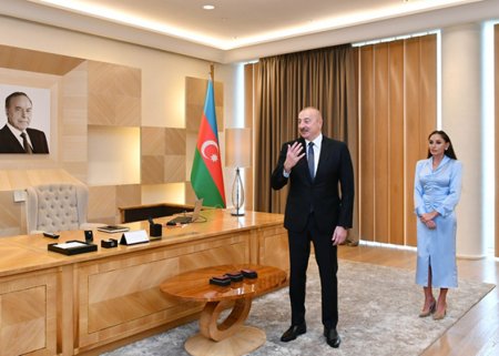 "Bayrağımıza qarşı hörmətsizlik olunan zaman siz ədaləti bərpa etmisiniz" - Prezident