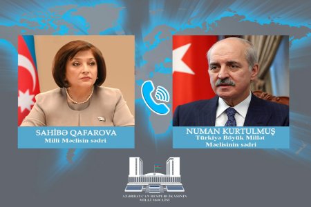 Sahibə Qafarova Numan Kurtulmuşu TƏBRİK ETDİ