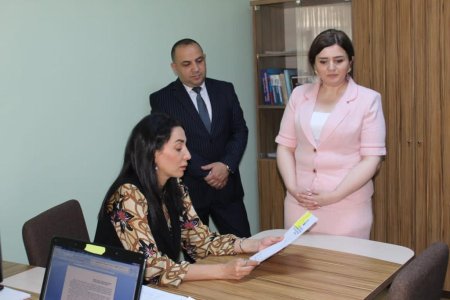 Səbinə Əliyeva Naxçıvanın Ombudsman Aparatında olub