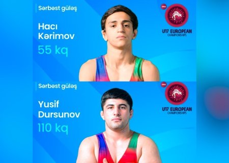 İki güləşçimiz Avropa çempionatının finalında