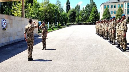 Quru Qoşunlarında səmti müəyyənetmə yarışı keçirildi