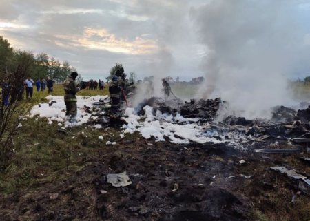 Təyyarə qəzasının baş verdiyi kəndə giriş tamamilə bağlandı
