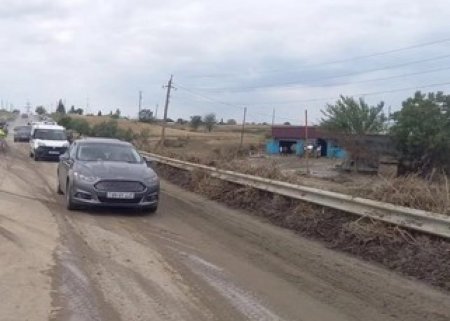 Bu yolda nəqliyyatın hərəkəti qismən bərpa OLUNDU