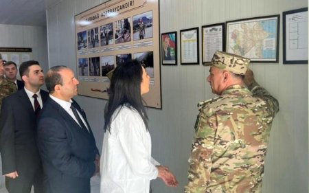 Ombudsman Aparatının nümayəndələri hərbi hissəni ziyarət ediblər
