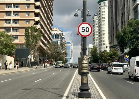 Daha bir küçədə sürət həddi endirildi