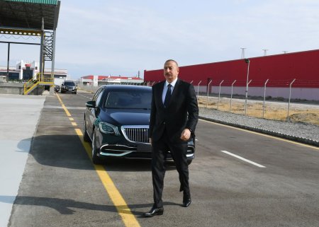 Prezident Xırdalanda məktəb açılışında iştirak etdi