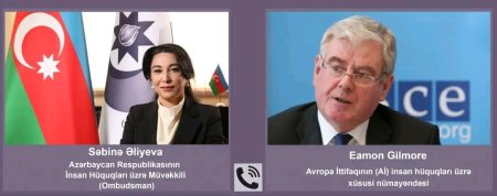 Səbinə Əliyeva Eamon Gilmore ilə telefonla danışıb