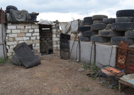 Xocavənddə tərk edilmiş döyüş mövqeyi - VİDEO