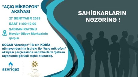 Sahibkarlarla növbəti görüş Şabranda keçiriləcək