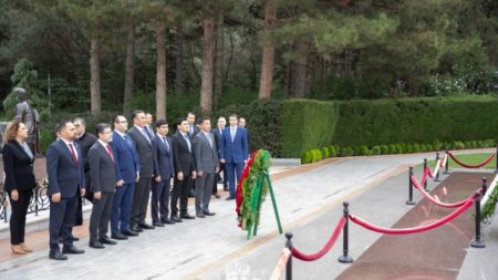 TDT-nin iştirakçıları Fəxri Xiyaban və Şəhidlər Xiyabanını ziyarət edib