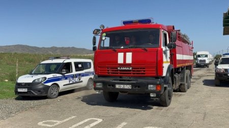 Azərbaycan FHN-in nəqliyyat vasitələri və heyəti Xankəndiyə yola düşdü