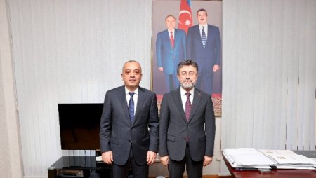 Dövlət Su Ehtiyatları Agentliyinin sədri türkiyəli nümayəndələrlə görüşdü