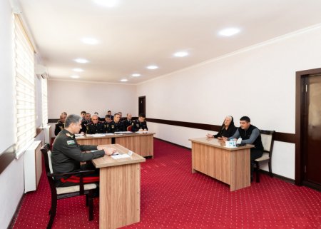 Vilayət Eyvazov Ağcabədidə qəbul və sıra baxışı keçirdi