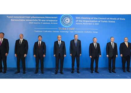 Prezident Astanada TDT-nin “Türk Əsri” çağırışı altında Zirvə görüşündə iştirak edir