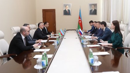 Səhiyyə naziri Teymur Musayev rus nümayəndə heyətini qəbul etdi