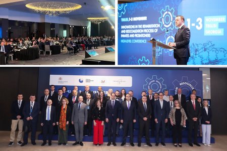 Ədliyyə Nazirliyinin nümayəndə heyəti Tbilisidə beynəlxalq konfransda iştirak edib