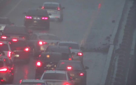Bakıda yol çökdü, tıxac yarandı - Video - Yenilənib