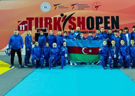 Taekvondoçularımız Türkiyə açıq çempionatında 4 medal QAZANDILAR