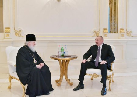 Rusiyanın patriarxı Kirill İlham Əliyevi təbrik edib