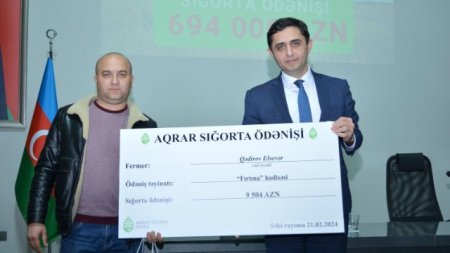 Şəkidə yüzlərlə fermerə aqrar sığorta ödənişi verildi