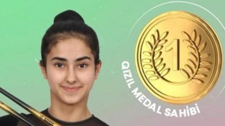 Azərbaycanın bədii gimnastı qızıl medal qazandı