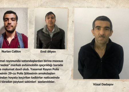 Bakıda üç nəfər “Mersedes”i oğurlayıb satmaq istədilər