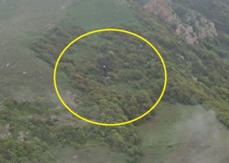 İran prezidentinin qəzaya uğradığı helikopterin FOTOSU