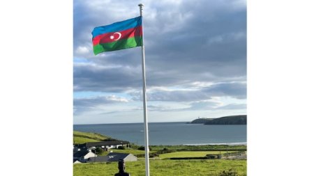 İrlandiyada Azərbaycan bayrağı ucaldıldı