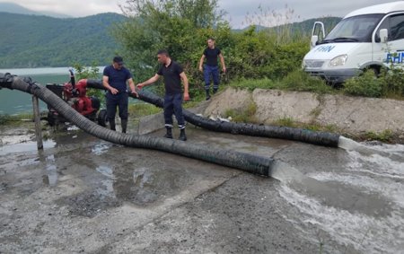 Nohurqışlaq gölünün daşmasının qarşısı alınır