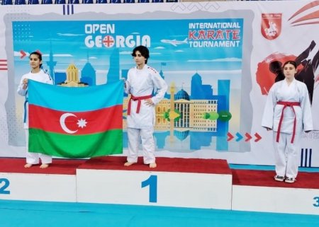 Azərbaycan karateçiləri Gürcüstanda 3 medal qazanıblar