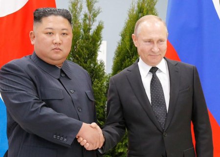 Putin ilə Kim Çen In arasında görüş başladı