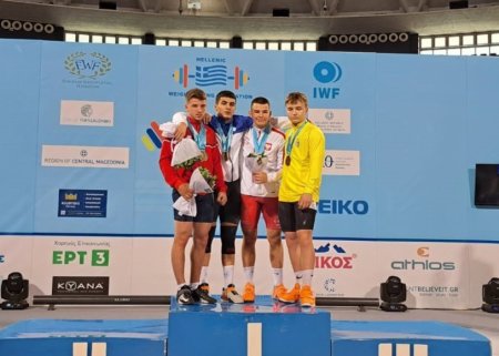 Azərbaycan ağırlıqqaldıranı 2 qızıl medalla Avropa çempionu oldu