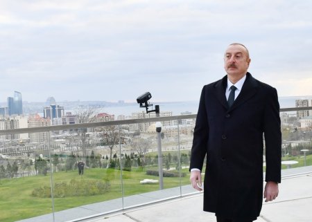 İlham Əliyev Nərimanov parkının açılışında