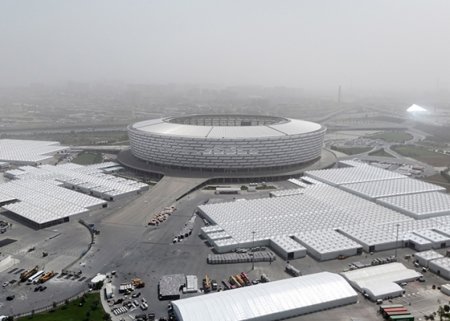 Bakı Olimpiya Stadionunda COP29-a belə hazırlıq görülür