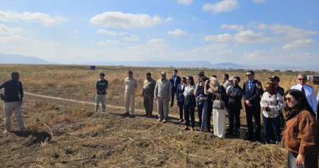 Beynəlxalq Forumun iştirakçıları Ağdamda minaların zərərsizləşdirilməsi prosesini izləyiblər