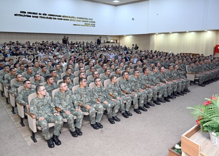 Yeni yaradılan bölmələrin şəxsi heyəti ilə görüş keçirildi