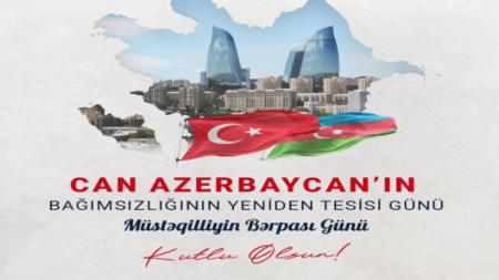 Türkiyə XİN Azərbaycanın Müstəqilliyinin Bərpası Günü ilə bağlı paylaşım edib