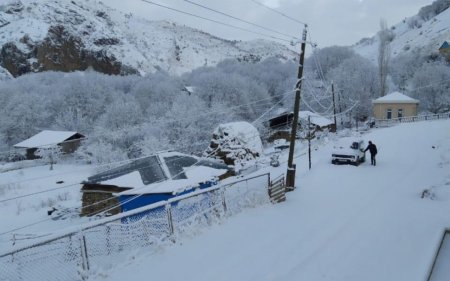 Naxçıvanda qarın hündürlüyü 15 santimetrə çatıb